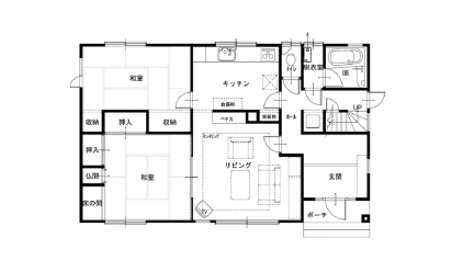 間取り図：ビフォー