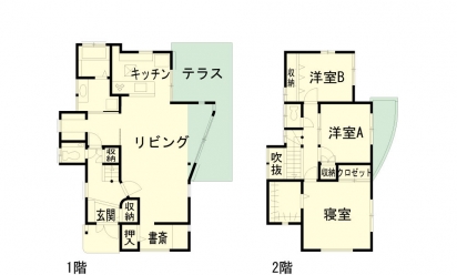 間取り図：アフター