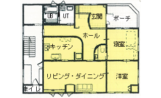 間取り図：アフター