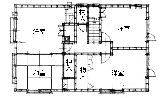 間取り図：ビフォー