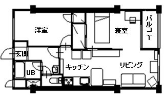 間取り図：ビフォー