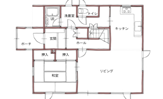 間取り図：ビフォー