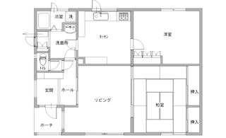 間取り図：ビフォー