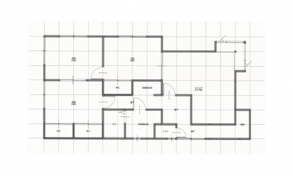 間取り図：ビフォー