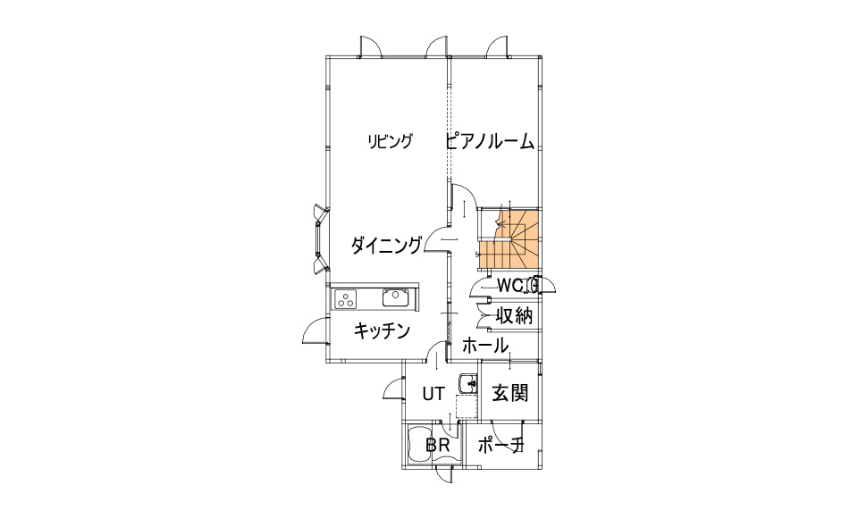 間取り図：ビフォー