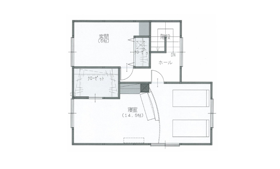 間取り図：アフター