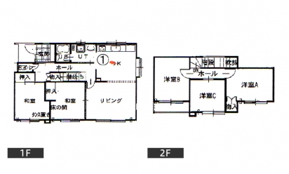 間取り図：ビフォー