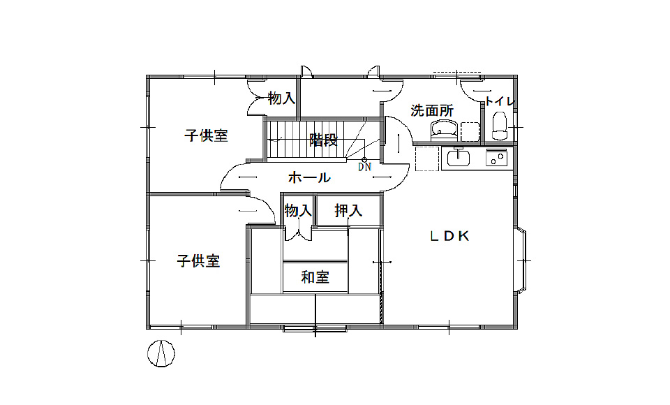 間取り図：ビフォー