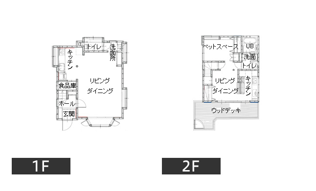 間取り図：アフター