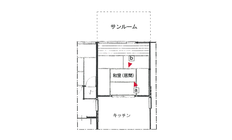 間取り図：ビフォー