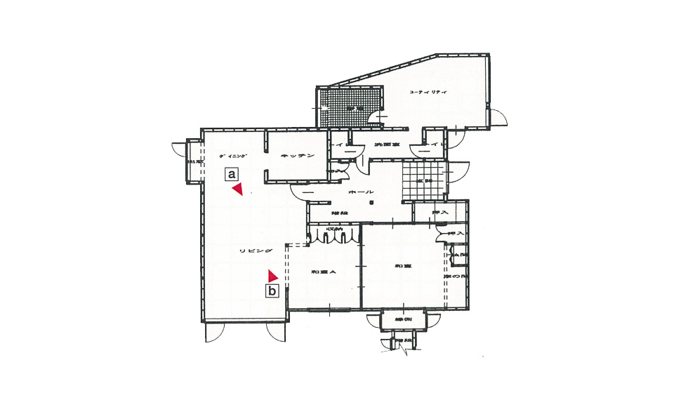 間取り図：ビフォー