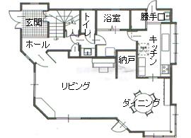 間取り図：ビフォー