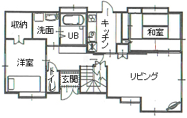 間取り図：ビフォー