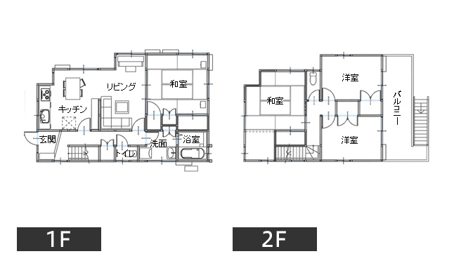 間取り図：ビフォー