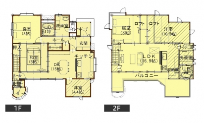 間取り図：アフター