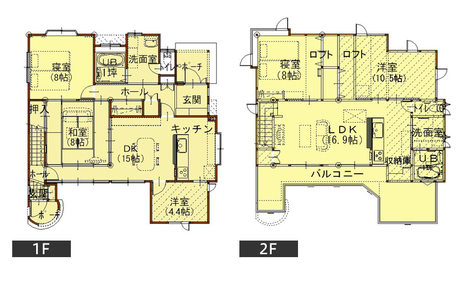 間取り図：アフター