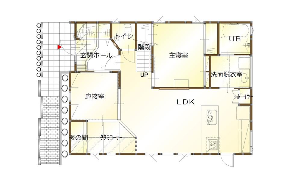 間取り図：アフター