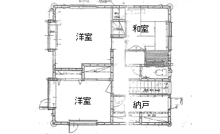 間取り図：ビフォー