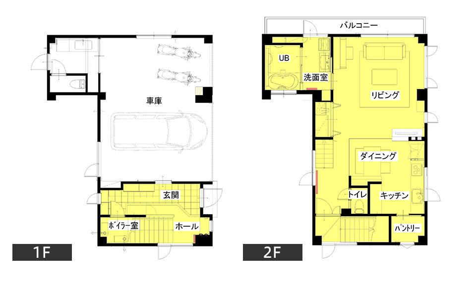 間取り図：アフター