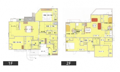 間取り図：アフター