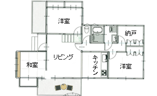 間取り図：ビフォー