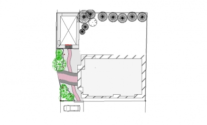 間取り図：アフター