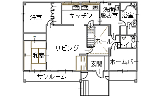 間取り図：ビフォー