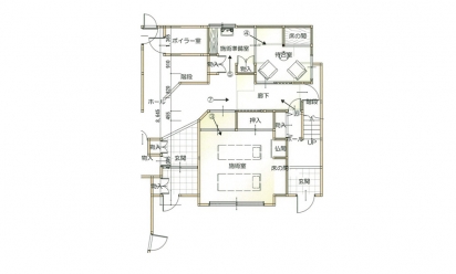 間取り図：アフター