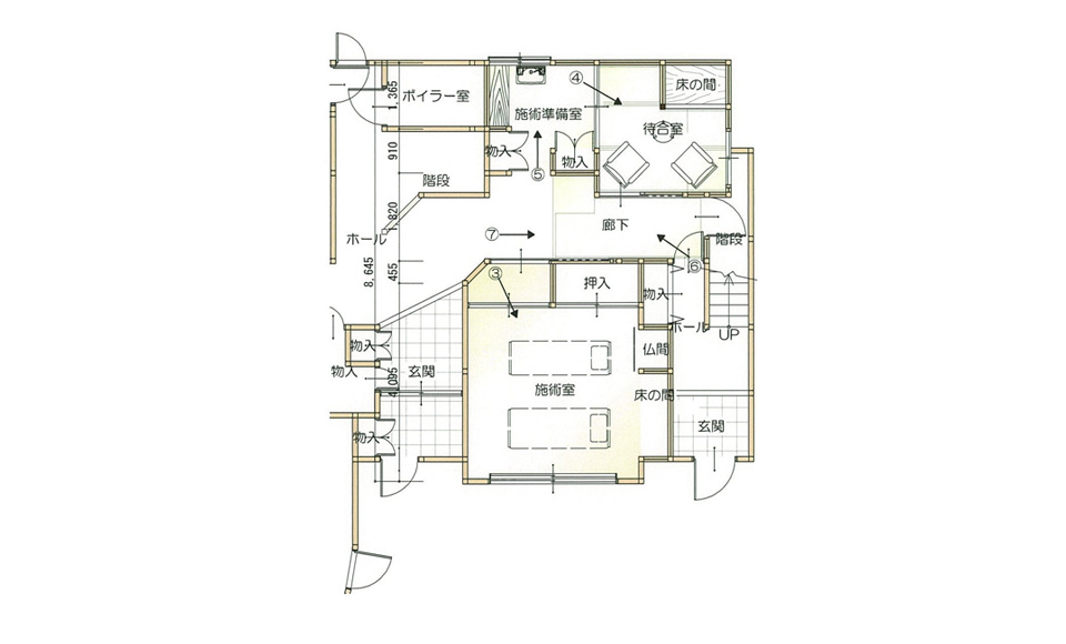 間取り図：アフター