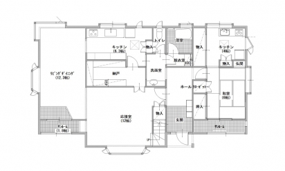 間取り図：ビフォー