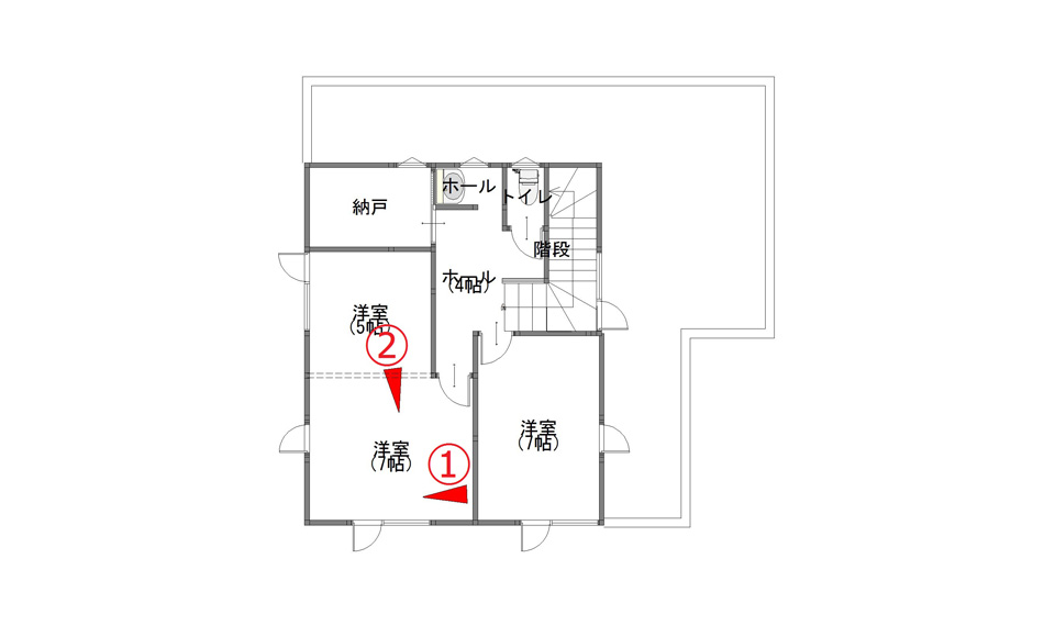 間取り図：ビフォー