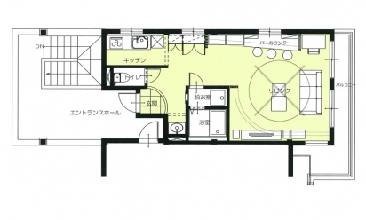 間取り図：アフター