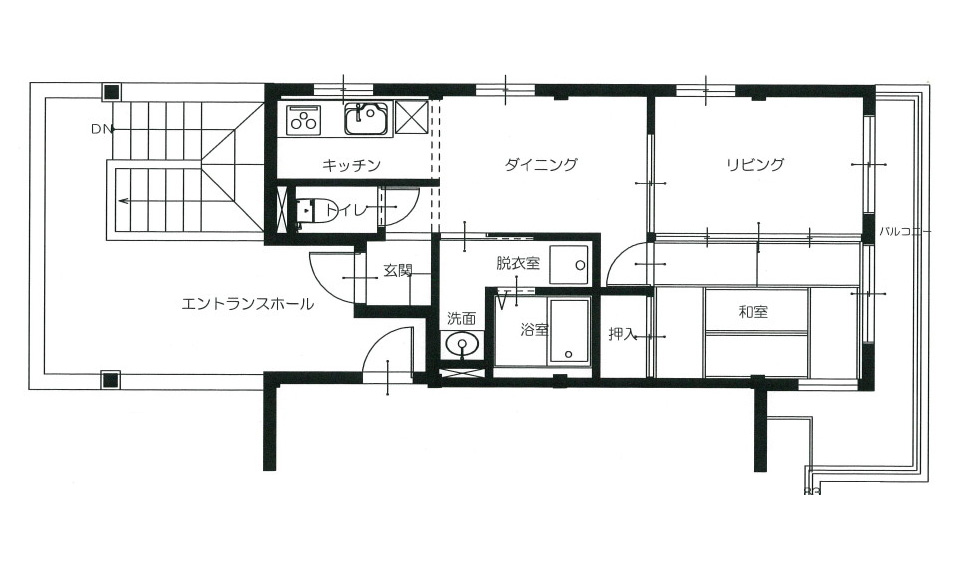 間取り図：ビフォー