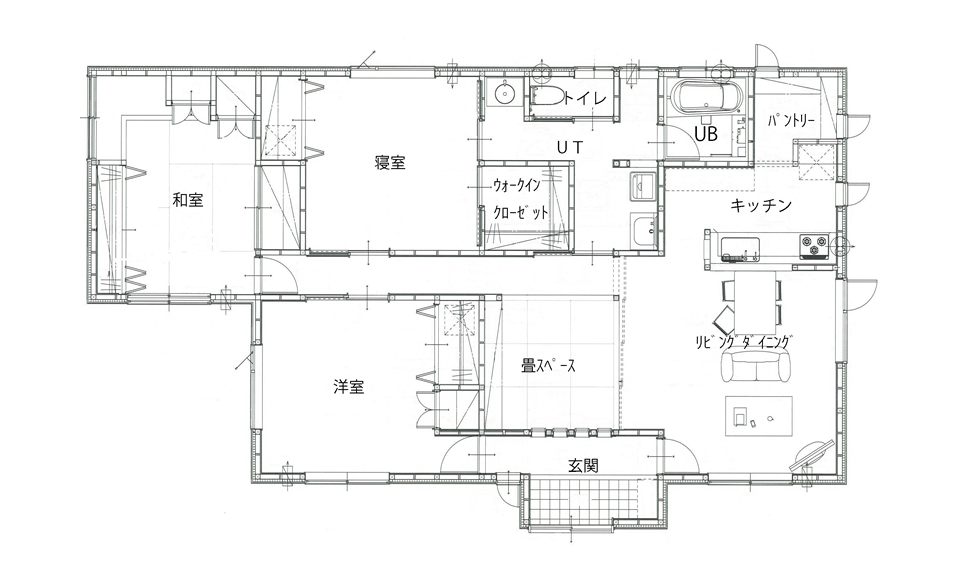 間取り図：アフター