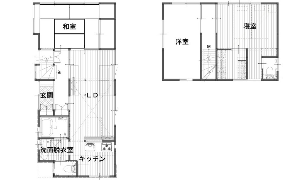 間取り図：アフター