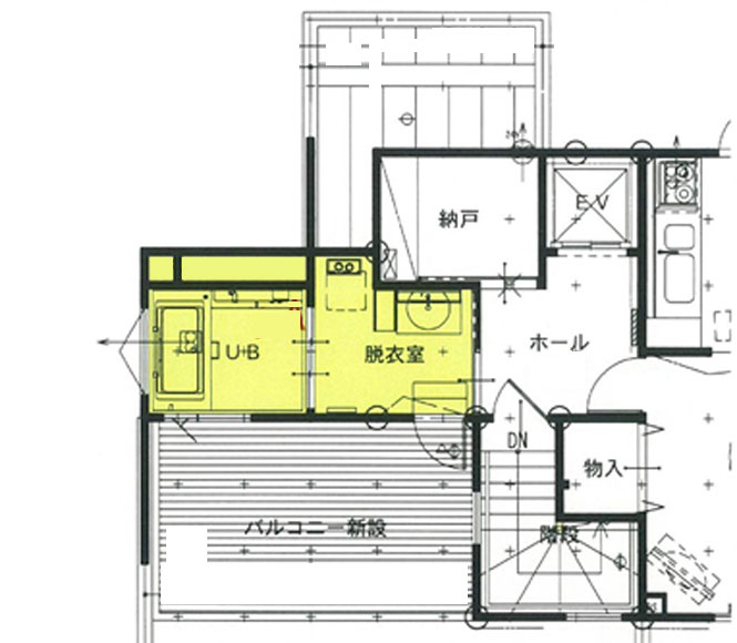 間取り図：アフター