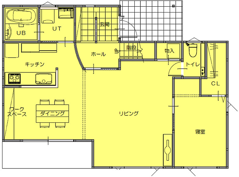 間取り図：アフター