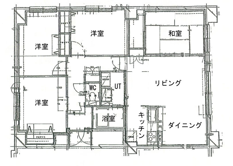 間取り図：ビフォー