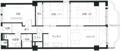 間取り図：ビフォー