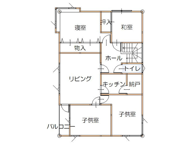 間取り図：ビフォー