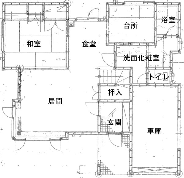 間取り図：ビフォー