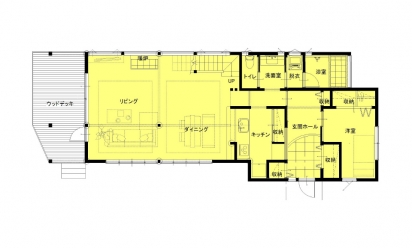 間取り図：アフター