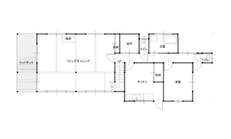 間取り図：ビフォー