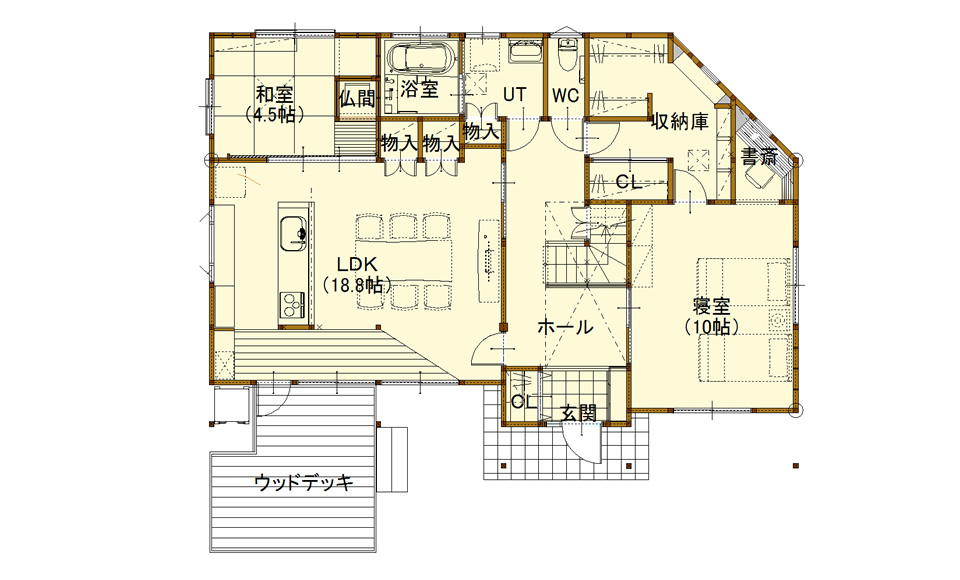 間取り図：アフター