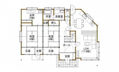 間取り図：ビフォー