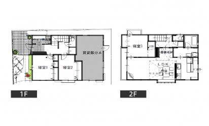 間取り図：アフター