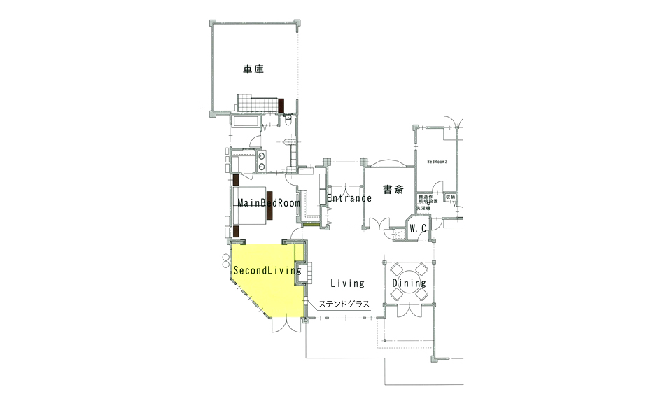 間取り図：アフター