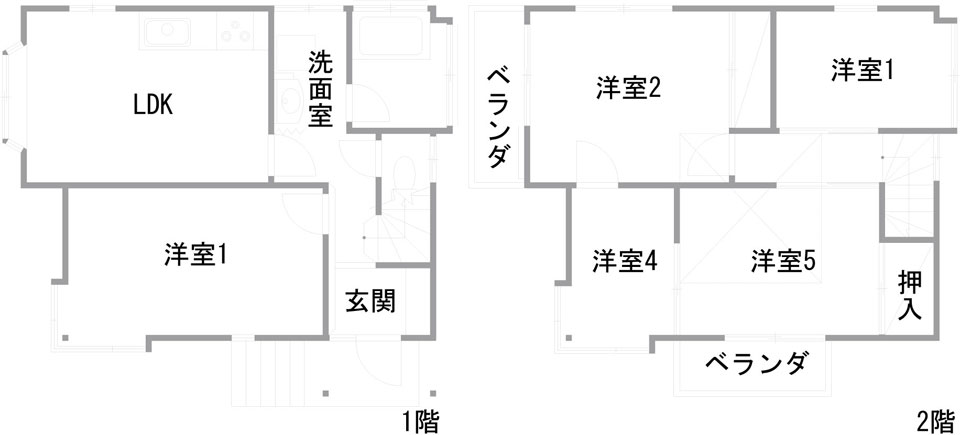 間取り図：ビフォー