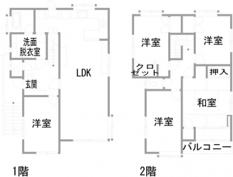 間取り図：ビフォー