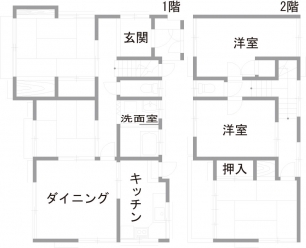 間取り図：ビフォー